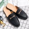 Men's Half Slippers New Fashion Outdoor Slippers Luxury Breathable Half Shoes for Men Casual Shoes Anti-slip Mules Beach Sandals