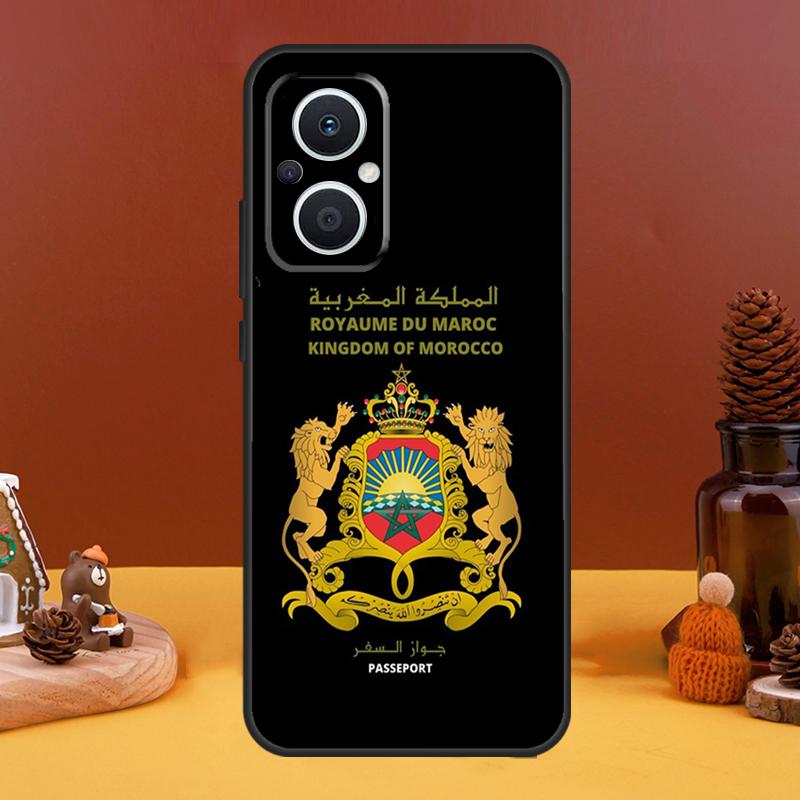 Чехол с изображением флага Марокко и герба для OPPO Reno 8T 4Z 5Z 10 Pro 11 F 4 5 6 7 8 Lite OPPO Find X5 X6 Pro X2 X3 Lite
