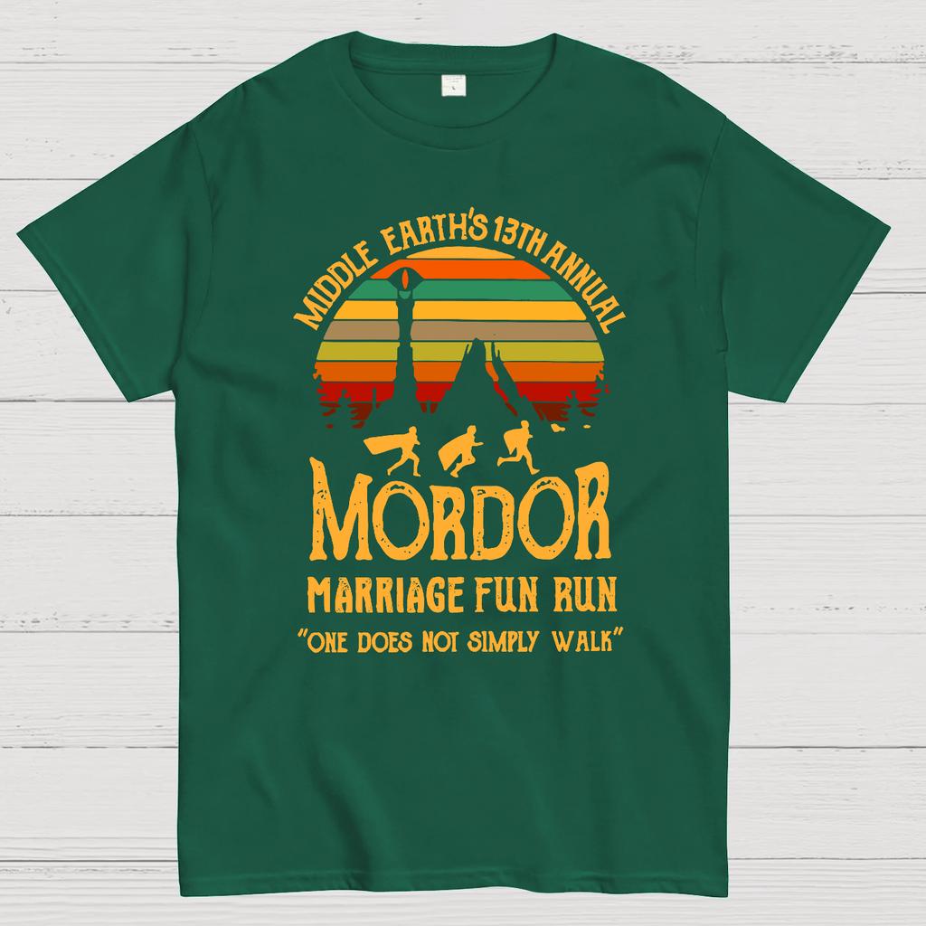Middle Earth’S Mordor Fun Run One Does Not Simply Walk Cotton Summer Casual Cool Loose T-Shirt