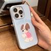 Pink Schoolbag Puppy for IPhone14/15pro for Apple 16 Mobile Phone Case 11 Cute 12pro Niche 13pro