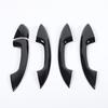 For Mercedes Benz A B C E Class W177 V177 W247 W213 X253 W205 2016-22 ABS Carbon Fiber Car ABS Chrome Door Handle Cover Trim LHD