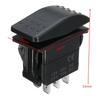 7Pin DPDT ON-OFF-ON 2 LED ARB Marine-Universal 12/24V Rocker Switch High Quality