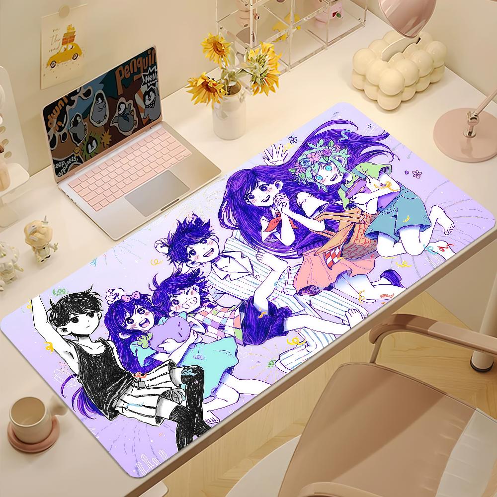 Cartoon Games OOmori Mouse Pad Large NonSlip Lockedge Desktop Computer Desk Mat Keyboard Writing Mousepad Office Gamer Student