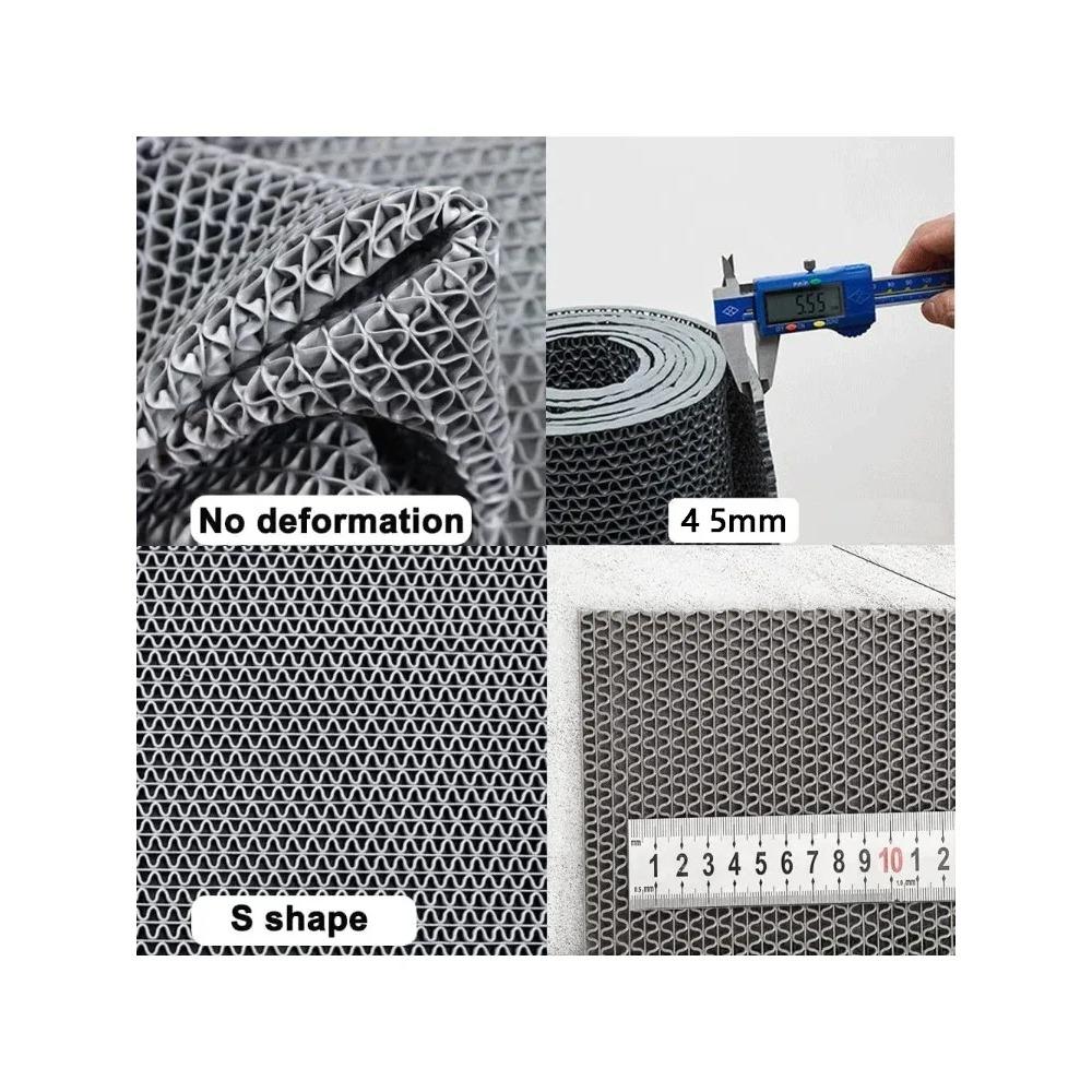 Wear Resistant, Cutting and Anti Slip Floor Mat with Hollow Out Design Suitable for Bathrooms, Toilets, Kitchens, Doorways, Etc