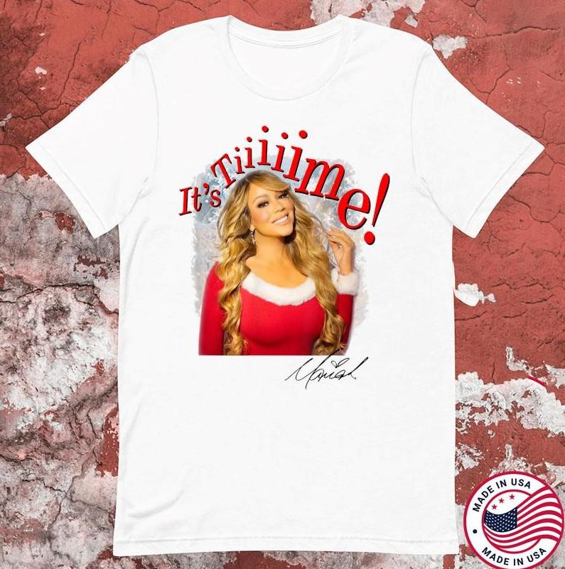 Mariah Carey It's Time 30th Anniversary Christmas T-shirt size S-5XL
