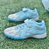 Football shoes girls students TF broken nails indoor children leather foot game training sports shoes batch hair