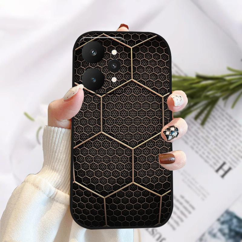Чехол для Realme 15 15Pro 5G Стильный чехол с принтом на задней панели Для Realme15 15 Pro Мягкий ТПУ Силиконовый Funda Capa RMX5101 RMX5106 Бампер