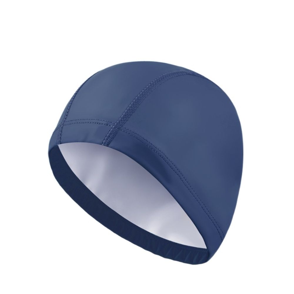 Водонепроницаемая шапочка для плавания в бассейне, шапочка для плавания из искусственной кожи с длинными волосами, шапочка для плавания из искусственной ткани, унисекс