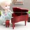 Деревянное украшение модели фортепиано 1:12. Миниатюрная мебель для кукольного домика, украшение для домашней сцены
