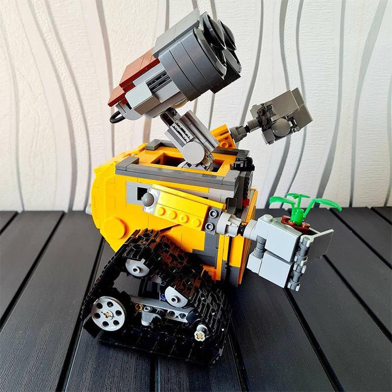 687 Pieces Of Creative Wall E Robot Moc Building Blocks+21303+Diy Model Home Decoration Gift Toys+Suitable For Child