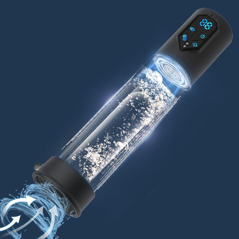 Electric Penis Pump Sex Toys for Men Penis Extension Automatic IPX7 Penis Water Pump Penis Enlargement Dick Erection Penis Train