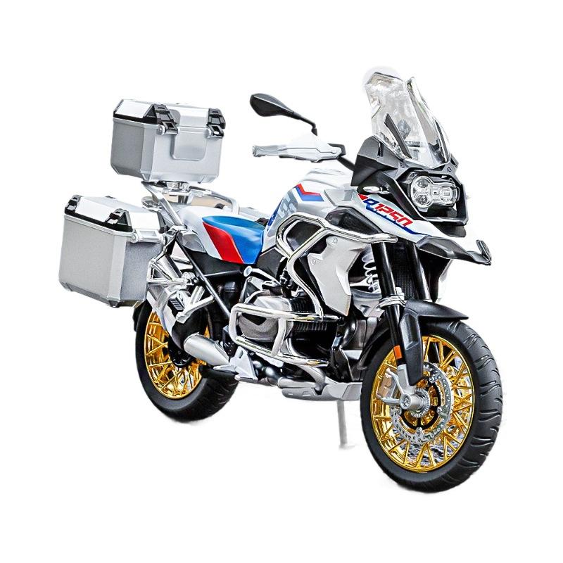 1/9 BMW R1250GS ADV Мотоциклы Симуляция Сплав Модель Мотоцикла Амортизаторы Звук и Свет Коллекционная Игрушечная Машина Подарок Ребенку