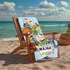 Custom Name Ultra-Soft Beach Towel with Rugrats Theme,Ideal for Pool - Camping, Diving - Perfect Travel Essential, Vibrant Beach Towel.