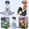Аниме Ranma1/2 Время отдыха Тендо Аканэ Женский Ранма 10см Квайи Девушка Сидящая ПВХ Модель Фигурки Забавное Настольное Украшение Периферия
