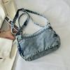 Женская сумка через плечо джинсовая сумка-тоут в студенческом стиле сумка кроссбоди