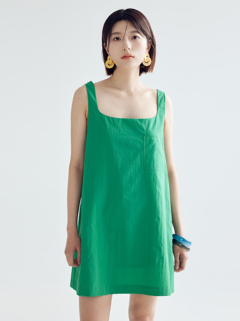 Bomnal Boutique Square Mini Dress _ Green