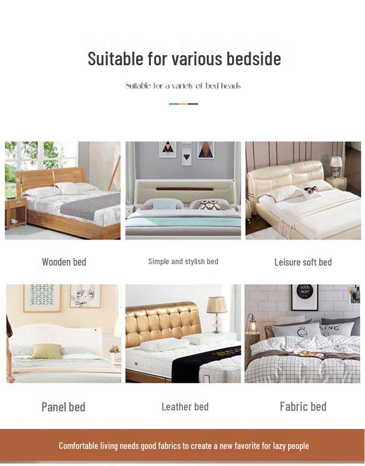 Универсальный чехол на изголовье в скандинавском стиле - Пылезащитный и эластичный для всех сезонов