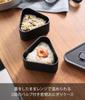 Yamazaki Tower Tower Airtight Rice Ball Set of W x D x H and Freezer 10471 Valve-Equipped Case, 2, Black, 10.6cm 9.8cm 10.3cm (2 Tiers), Microwave,