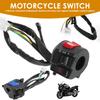 Переключатели управления на руле мотоцикла Левый Правый для кнопки сигнала поворота, сигнала, управления фарой Переключатель управления Аксессуары для мотоцикла