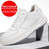 Fashion Men Elevator Shoes 6cm Height Increase Shoes 8cm Invisible Height Increasing Shoes Fashion Low Top Boots Lace Up Sneakers Shoes