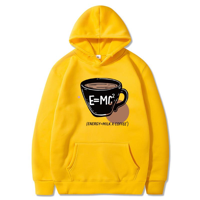 Emc Energy Milk Coffee Hoodies Women Fleece Comfortable warm Hoodie Fashion Casual All Match Hoody Sports Original Basic Clothes
