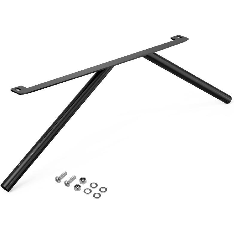 Bevinsee Передняя решетка V-образная накладка Стойки Почки Стойки Стержни Тюнинг-планка Совместимо с BMW E46 323i 325i 328i 330i 1999-2006, Высокопрочная сталь, Черный