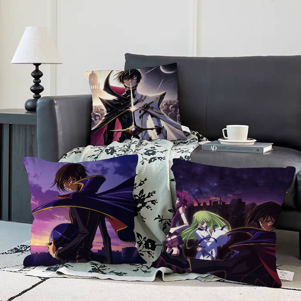 C-Code G-Geass Anime Maple Design Cushion Cover Happy Autumn Harvest Decor Holiday Decorati Pillow Cover
