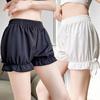 Women Short Panties Imitation Ruffle Bloomers Anti Exposure Safety Pants Lolita Knickers Shorts Dress Pettipant