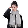 Cashmere Premium Model for Cashmere from Inner Early Free Birthday [Utukky] Scarf, 100% Cashmere, Women's [New Fall/Winter 2024] Plain, Large, Thick,
