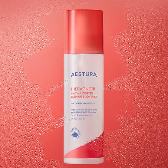 Aestura Theracne 365 Ниацинамид 5% спрей для тела от пятен, 200 мл