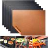 Grill Mat for Outdoor BBQ Reusable Baking Mat Heat Resistant Fish