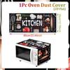 Printed Microwave Oven Dust Cover Floral Dust Protector Mat Microwave Cover  Kitchen Appliance