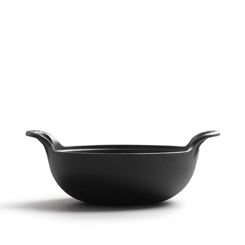 Чугунная многофункциональная кастрюля JingQingFu со стеклянной крышкой