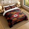 3Pcs Bedding Set Custom Name Text, 1 Sheet 2 Pillowcases Home Bed DecorBrentford Football