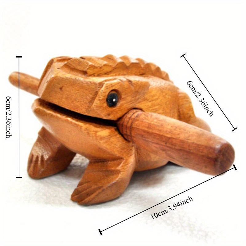 Таиландская лягушка, резьба по дереву, украшения, вырезанная вручную жаба, креативные вокальные игрушки, жаба из цельного дерева, ремесло, живописные сувениры