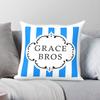 Сеть магазинов Grace Bros Наволочка Полиэстер Лен Бархатный Узор Молния Декор Наволочка Подушка для кровати Чехол 18"