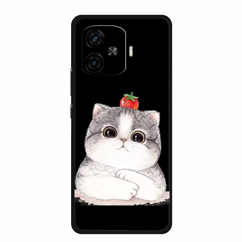 Черный силиконовый чехол для Vivo iQOO Z9 Turbo Plus Чехол Z 9 Turbo Coque Мягкая задняя крышка для телефона Vivo iQOO Z9 Turbo Мультяшный