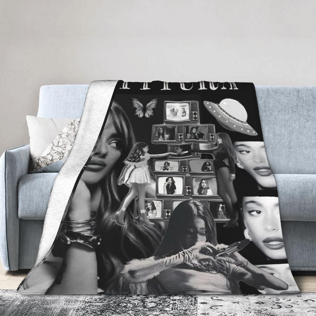 Singer TINI STOESSEL Futtura Album Blanket Warm Cozy Fluffy Throw Blankets for Couch 50x60 Inch Multiple Sizes Bedspread