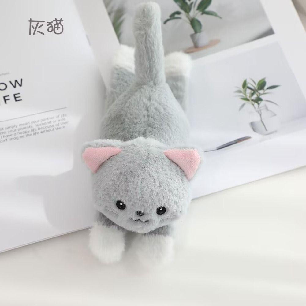 Simulation Plush Doll Slap Bracelet Smile Cat Plush Wrist Band  Christmas Toy