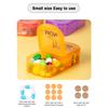 Organization Food Grade PP Convenient Portable 7 Days Travel Capsule Tablet Box Pill Organizer