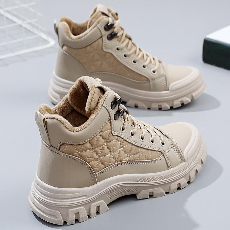 Зимние ботинки женские водонепроницаемые зимние ботинки женские удобные плюшевые теплые ботинки для скейтбординга спортивные повседневные ботинки на платформе