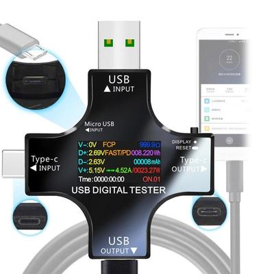 USB-тестер Цифровой вольтметр постоянного тока Амперметр Измеритель напряжения и тока Амперметр Детектор Power Bank Индикатор зарядного устройства