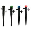 Капельницы для полива, разбрызгиватели 360°, черные/зеленые/синие/красные