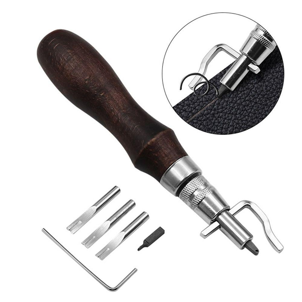 Edge Pressing Edge Beveller Groover Trenching Leather Trimming Tool Leather Edge Trimmer Leather