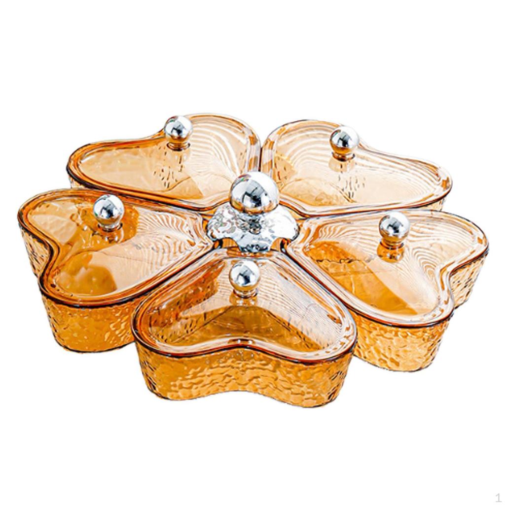 360° Rotating Tray for Dried Fruits and Candy Storage