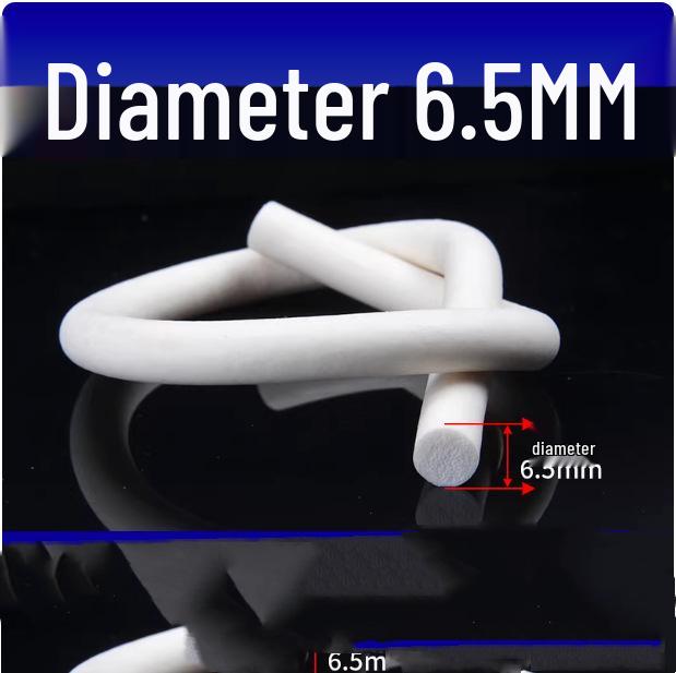 Круглый шнур из силиконовой пены - Термостойкая уплотнительная лента (2/3/4/5/6/7/8/9/10 мм)