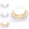 Fashion Solid Color Curved Design Women Metal Necklace Collar For Fashionforward Womens Jewelry