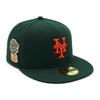 Newera newera кепка 59FIFTY 70823776 NER35C2536 MLB New York Mets NYM темно-зеленый зеленый 7 БОКОВАЯ НАШИВКА ПОД КОЗЫРЬКОМ ONSPOTZ изготовленная на заказ кепка Gokyu Fifty новая