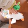 Can Pull Bees Duck Doll Pendant Crayfish Turtles Bees Plush Cartoon Duck Keychain  Bag Hanging