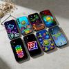 Чехол для телефона Geometry Dash Game для Samsung Galaxy A20, 21s, 22, 31, 32, 52, 53, 72, 73, 80, 91, Мягкий черный корпус
